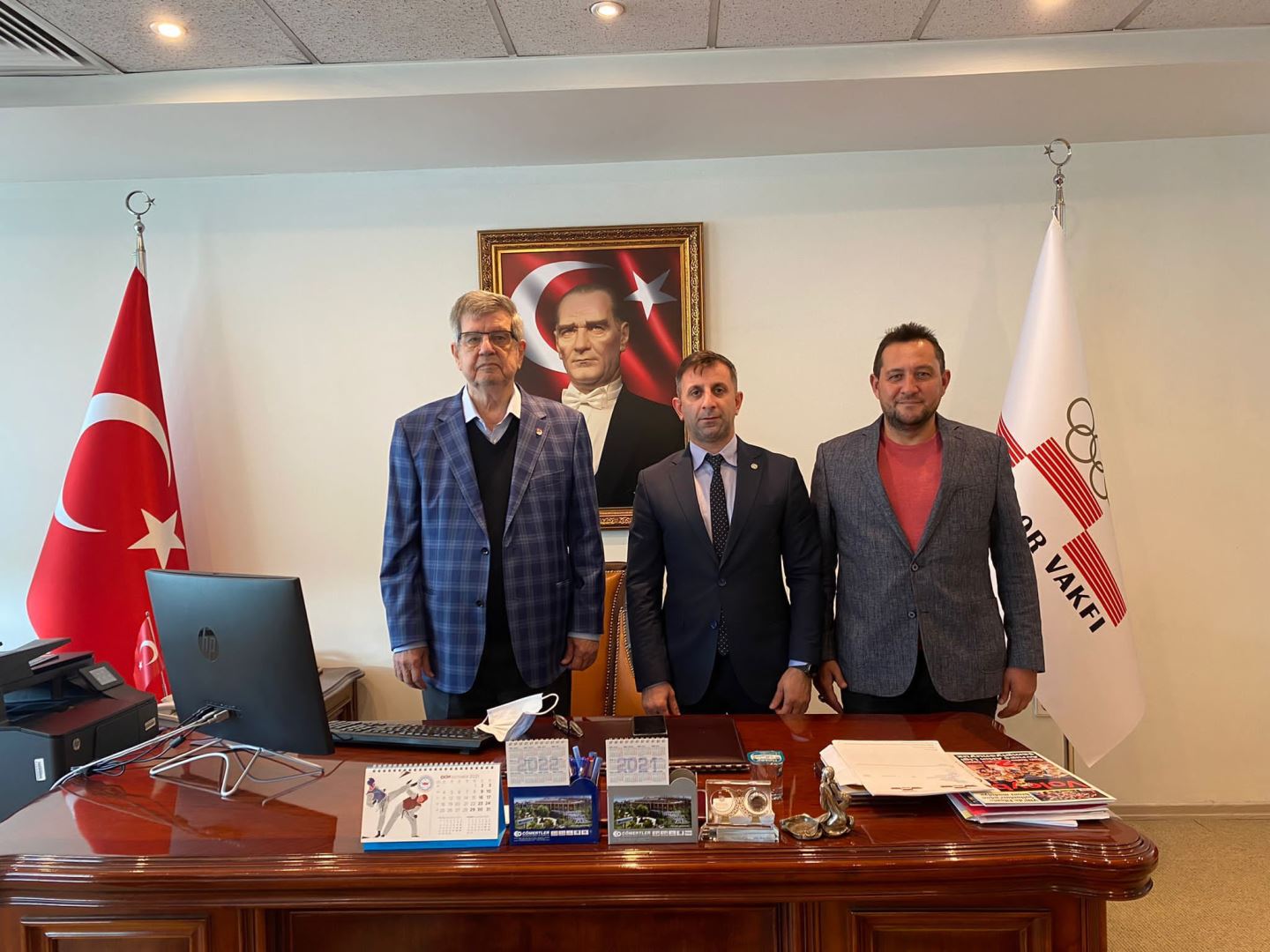 Dünya Gençlik Konseyinden Türk Spor Vakfına ziyaret
