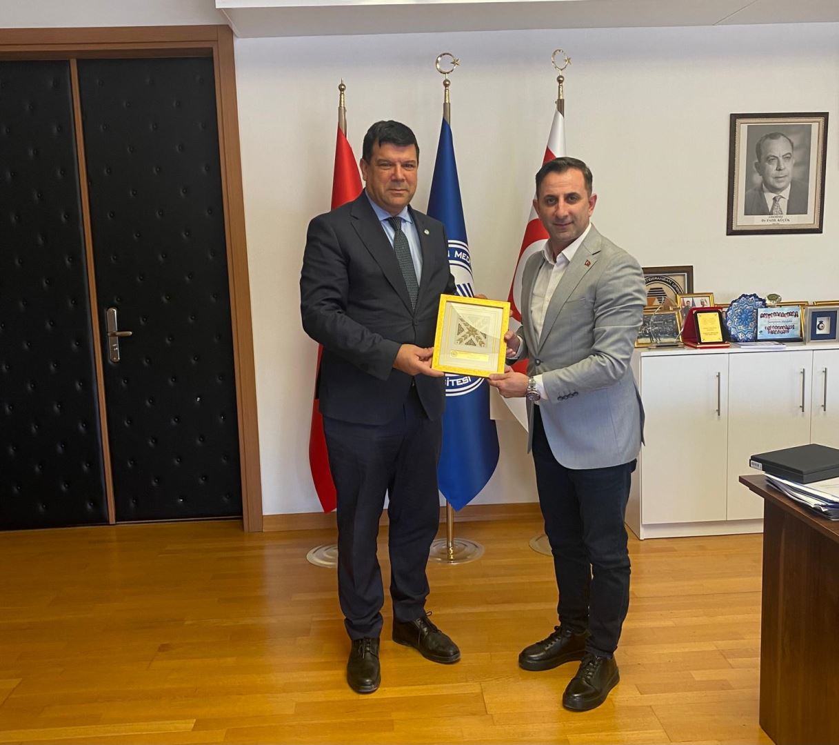 Dgk Genel Başkanı Hüseyin Celep’ten Doğu Akdeniz Üniversitesi Rektörü Prof. Dr. Hasan Kılıç' Ziyaret